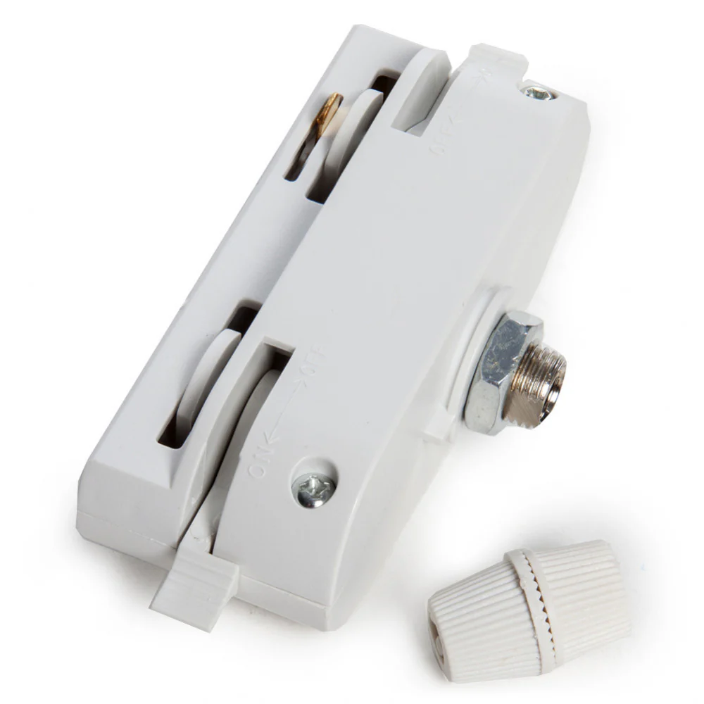 Adaptador Carril Monofásico Blanco - Image 2