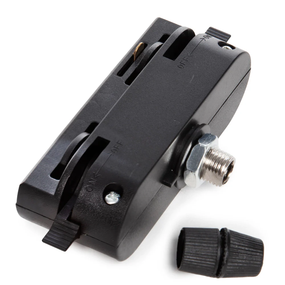 Adaptador Carril Monofásico Negro - Image 2