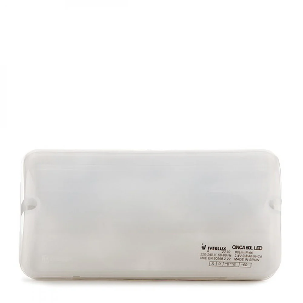 Alumbrado Emergencia LED 60Lm 1 Hora IP44 2.4V 0.8Ah - Image 3