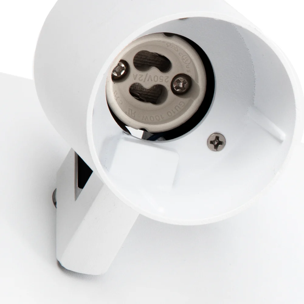 Aplique de Pared "Lumiastra" 3xGU10 Blanco Sin Bombilla - Image 4