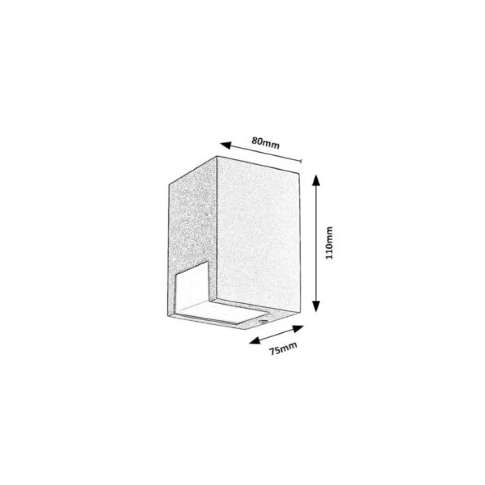 Aplique Exterior RABALUX "Cernon" 1xGU10 IP44 [RAB-77054] - Image 2
