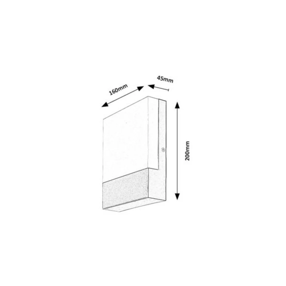 Aplique Exterior RABALUX "Gimone" LED 10W 570Lm 4000ºK IP44  [RAB-77097] - Image 2