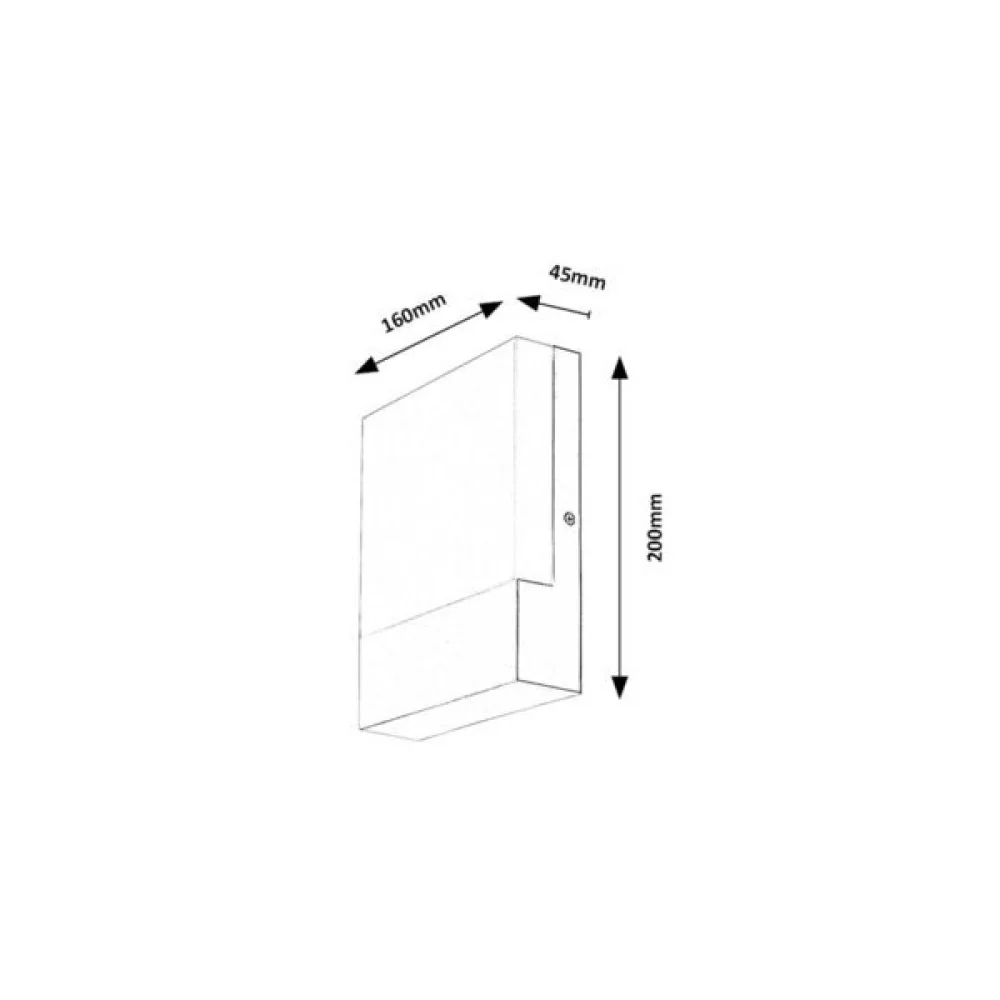 Aplique Exterior RABALUX "Gimone" LED 10W 660Lm 4000ºK IP44 [RAB-77098 - Image 2