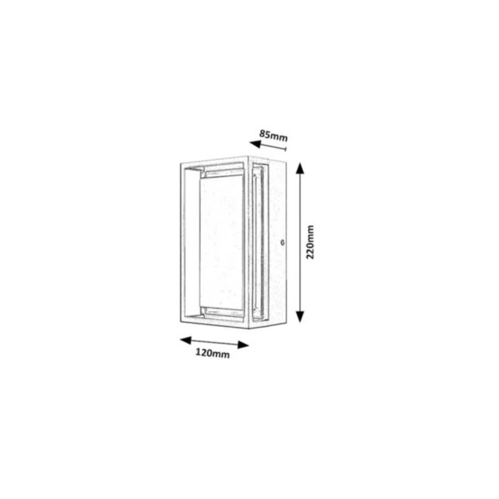 Aplique Exterior RABALUX "Mendoza" LED 550Lm 6,5W 550Lm IP65 [RAB-7109 - Image 3