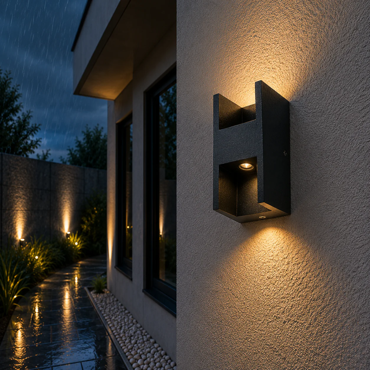 Aplique LED 6W 367Lm 2700ºK Maya IP65 Cree 50.000H [LSGU202DW-WW