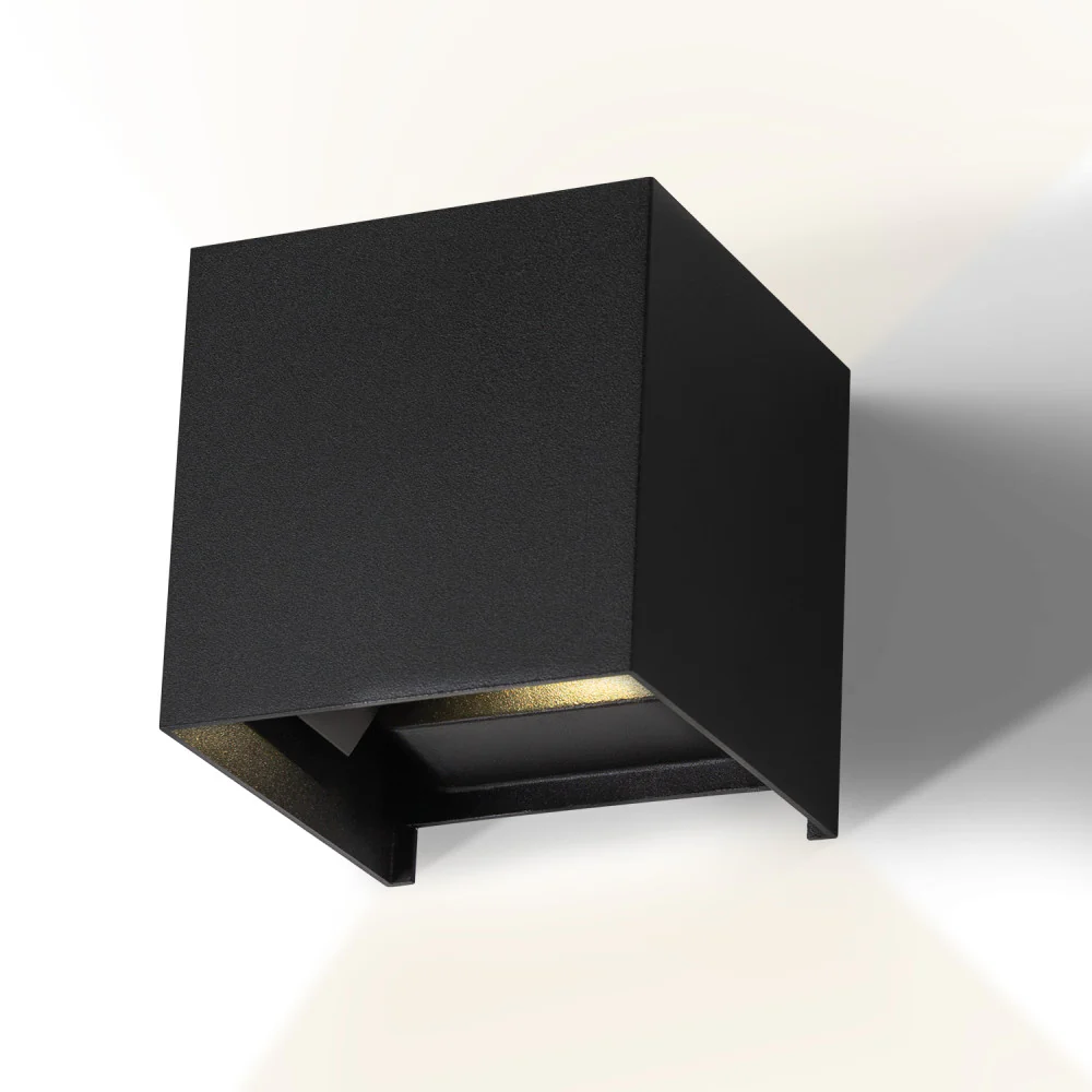 Aplique LED para Exterior 2x5W 100Lm/W IP65 Negro 4000K - Image 3