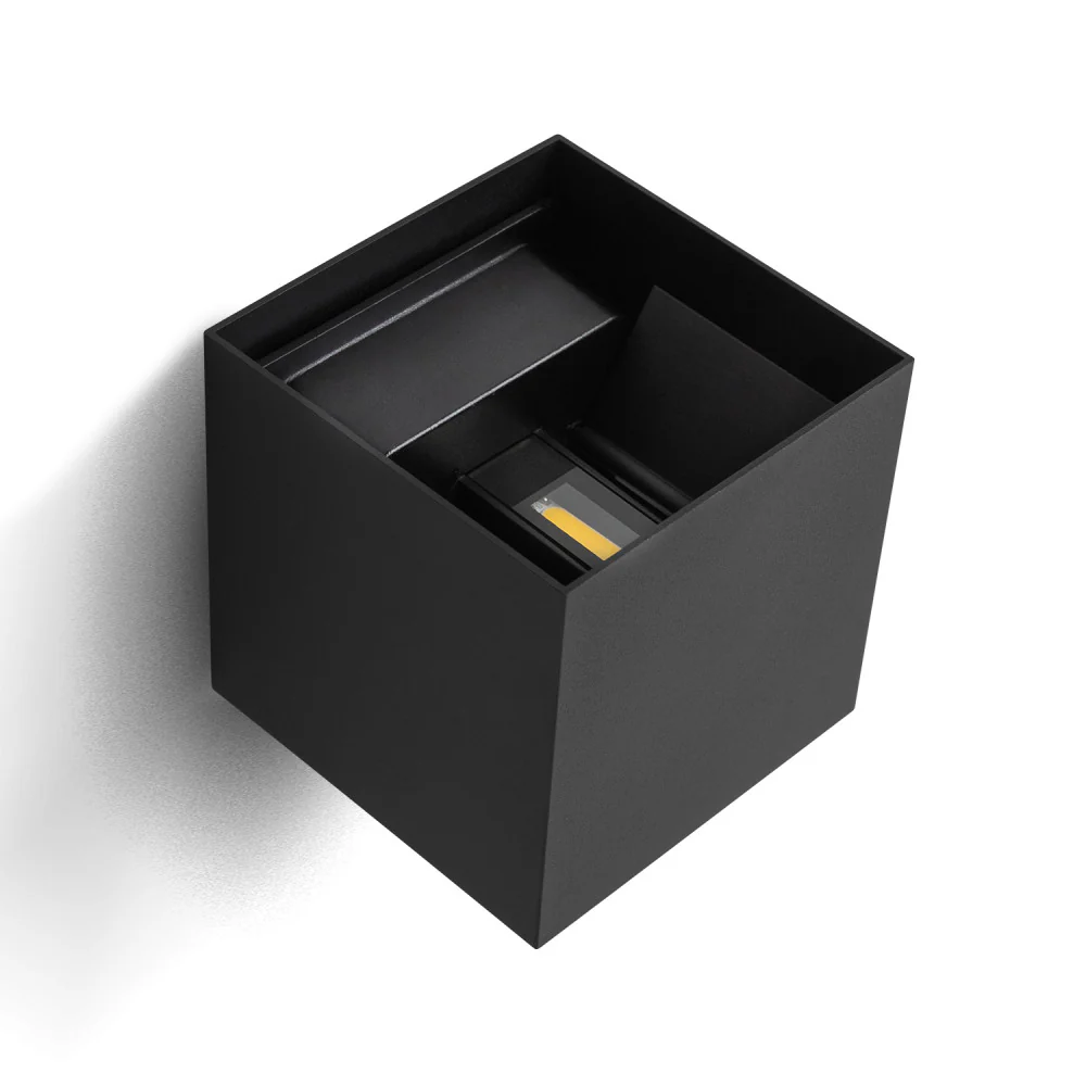 Aplique LED para Exterior 2x5W 100Lm/W IP65 Negro 4000K - Image 5