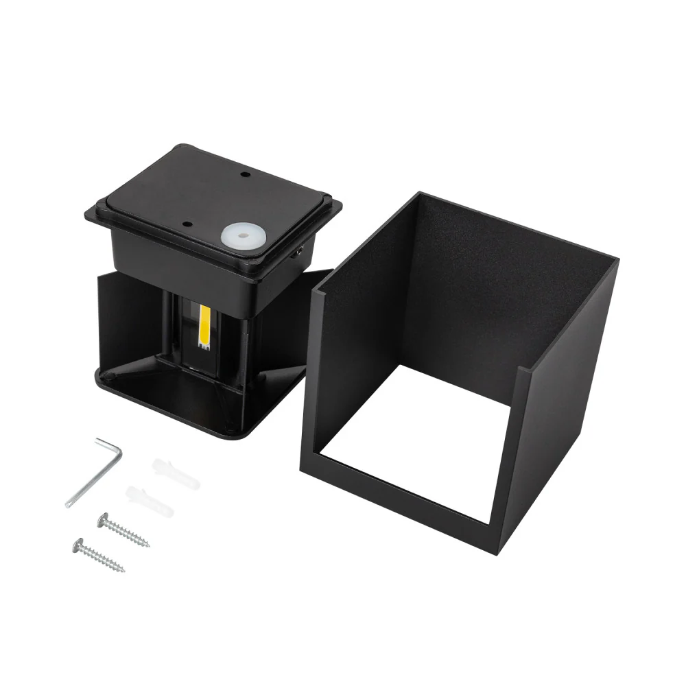 Aplique LED para Exterior 2x5W 100Lm/W IP65 Negro 4000K - Image 6