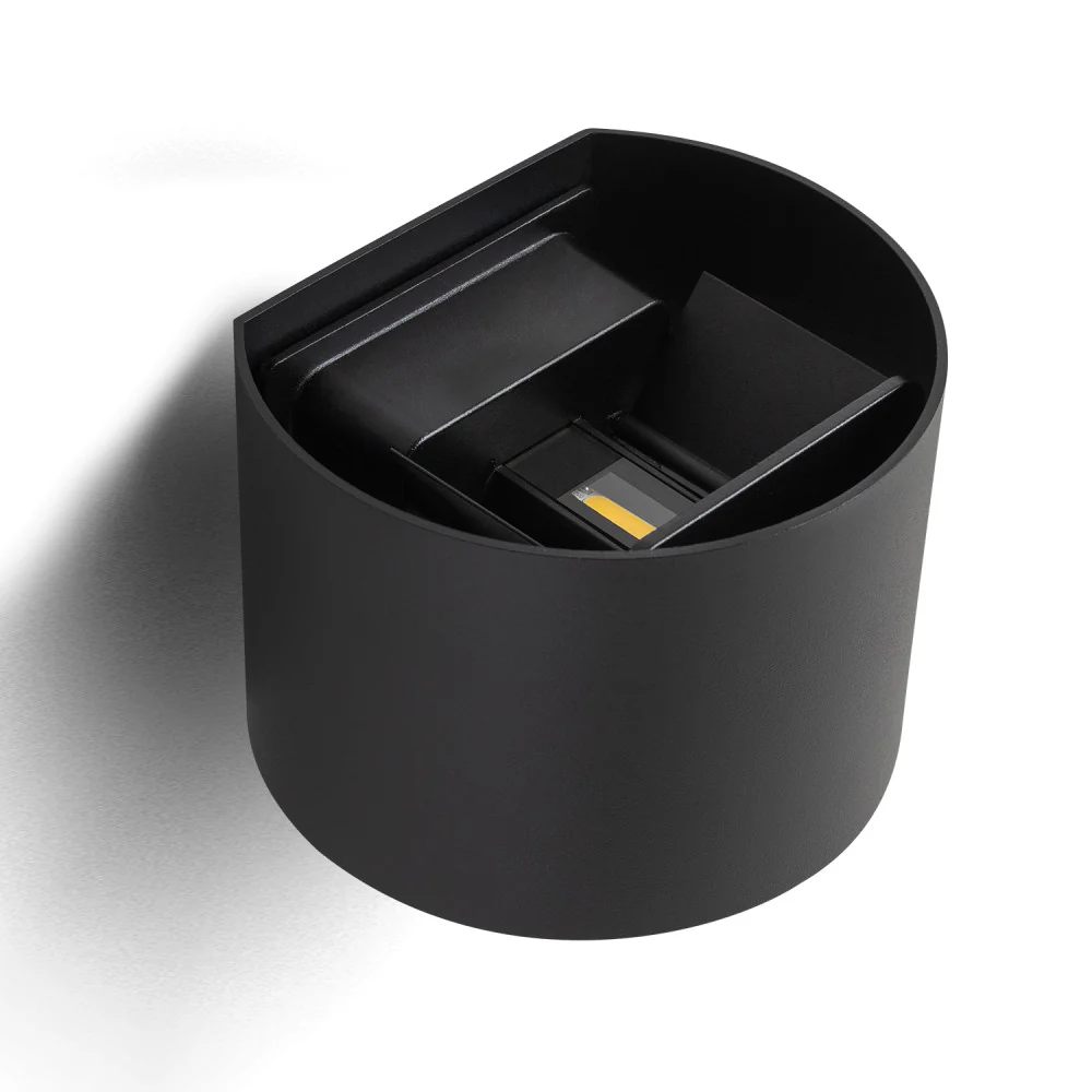 Aplique LED Exterior 2x5W 100Lm/W IP65 Negro 4000K  [HO-APL07-IP65-B-W] - Image 3
