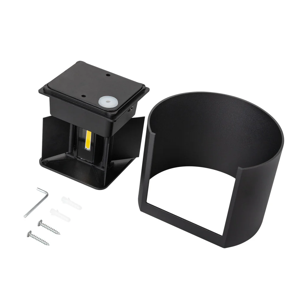 Aplique LED Exterior 2x5W 100Lm/W IP65 Negro 4000K  [HO-APL07-IP65-B-W] - Image 6