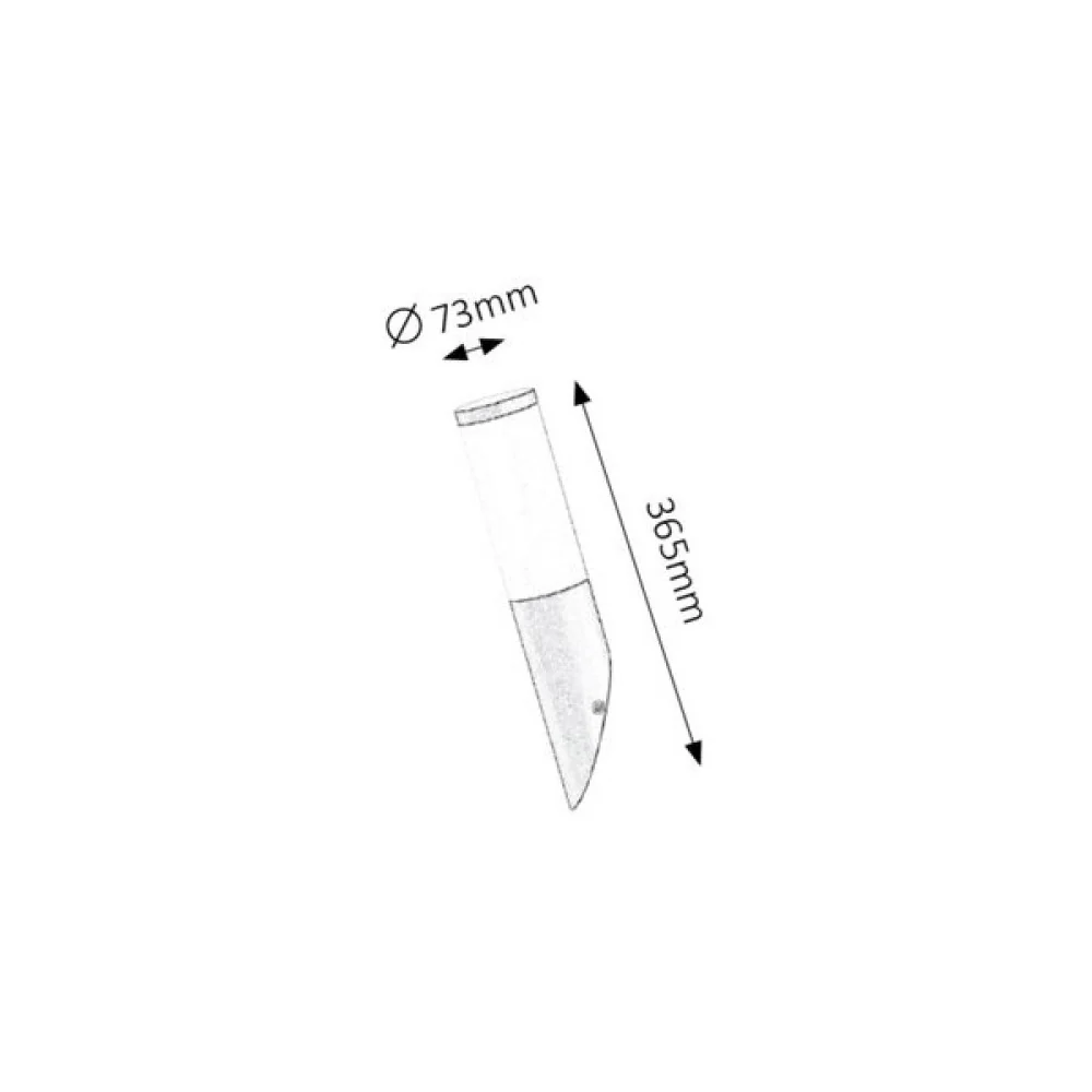 Aplique LED Exterior RABALUX "Torche noire" 1xE27 IP44 [RAB-8145 - Image 3