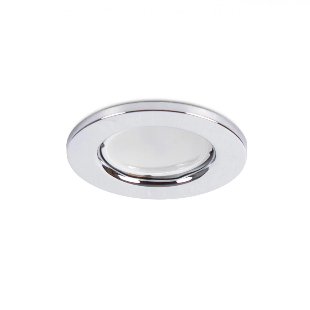 Aro Foco Downlight Circular "Sara" Acero 81mm - Cromado - Image 2