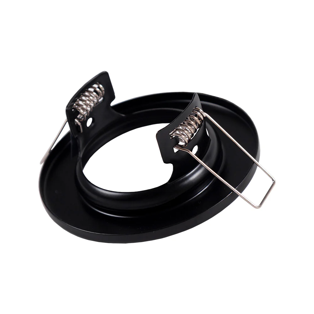 Aro Foco Downlight Circular "Sara" Acero 81mm - Negro - Image 3
