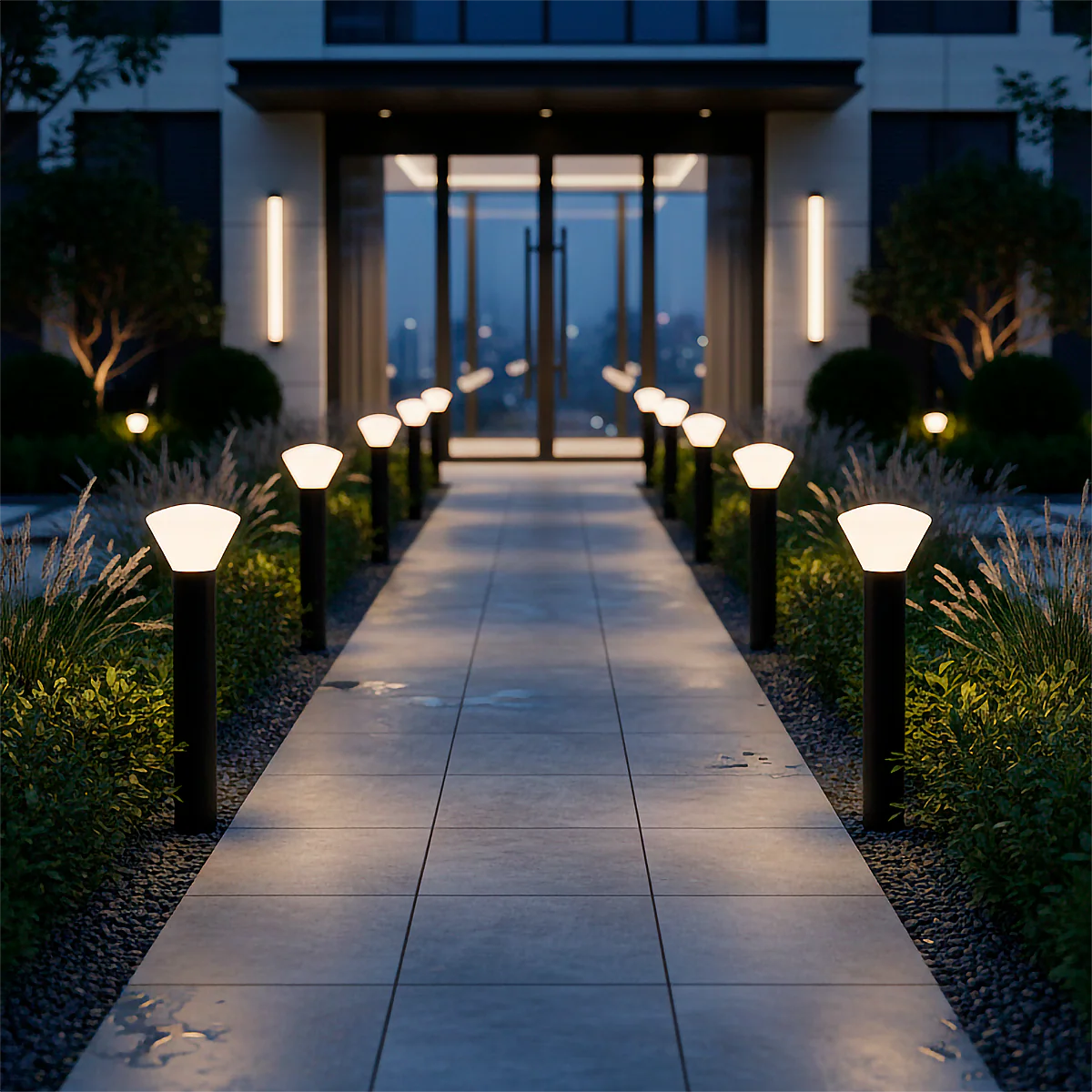 Baliza LED Exterior  "Digos" 100Cm 5W 220VAC 3000ºK Negro - Image 4