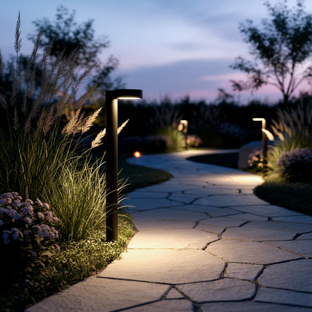 Baliza LED Exterior  "Fenglu" 60Cm 10W 220VAC 3000ºK Negro - Image 5