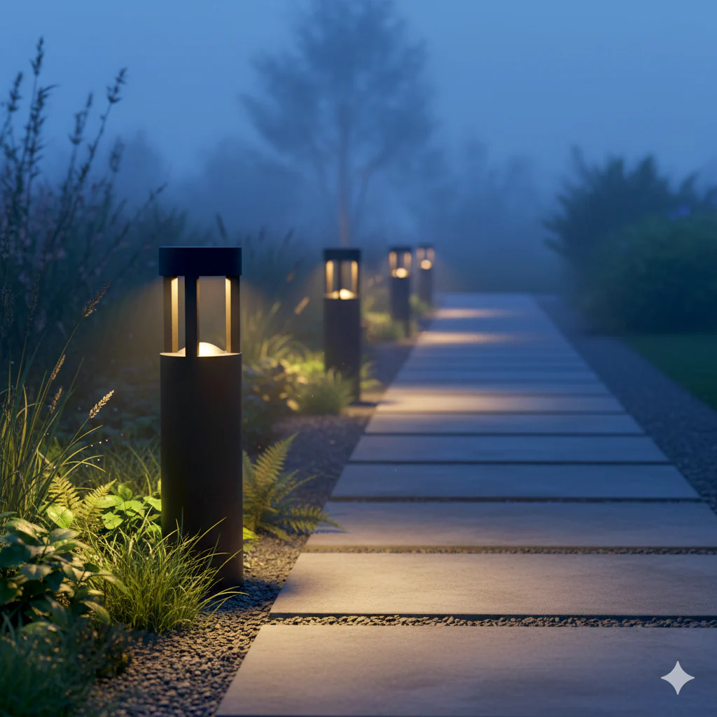 Baliza LED Exterior  "San Luis" 30Cm 10W 220VAC 3000ºK Negro - Image 5