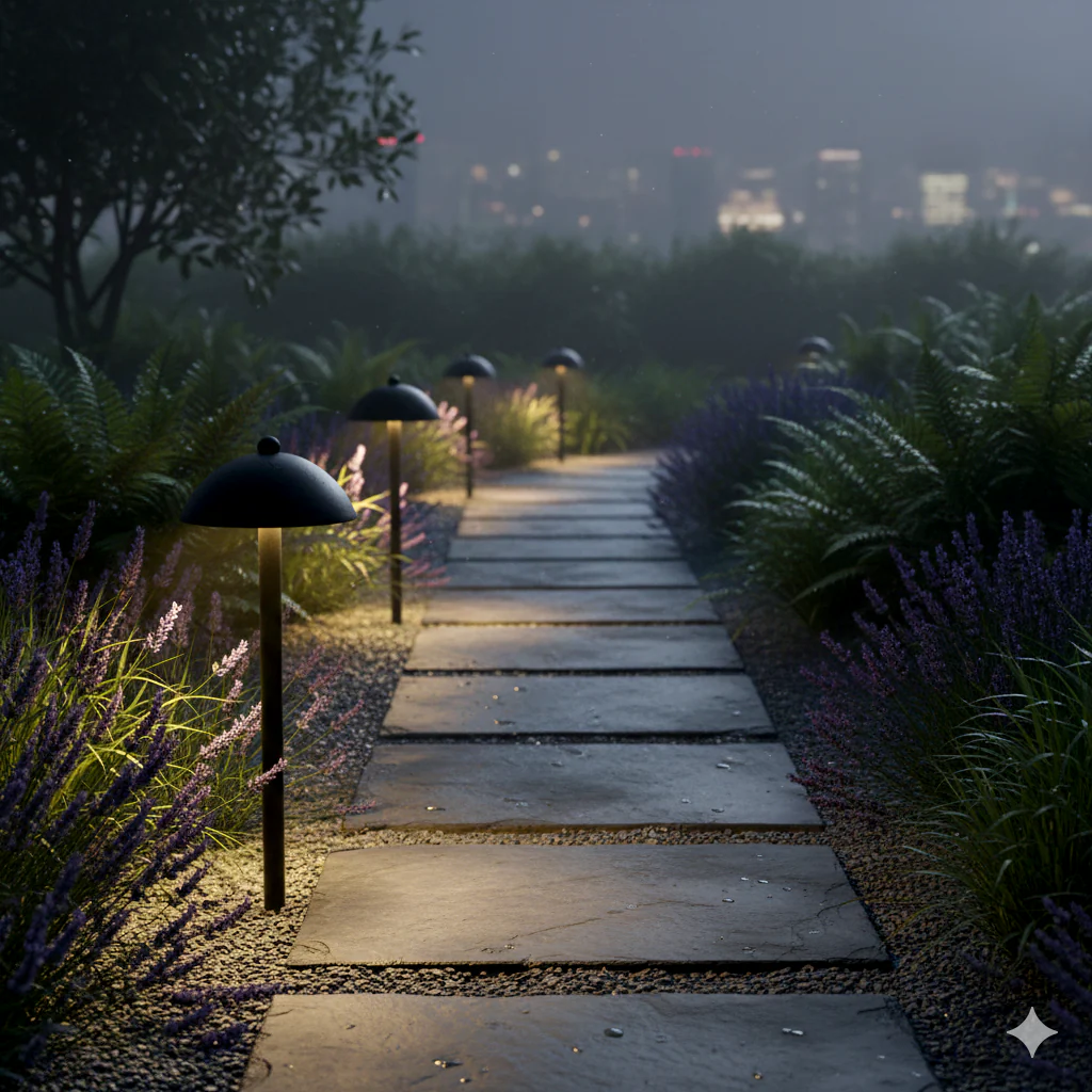 Baliza LED Exterior  "Sarh" 70Cm 7W 220VAC 3000ºK Negro - Image 6