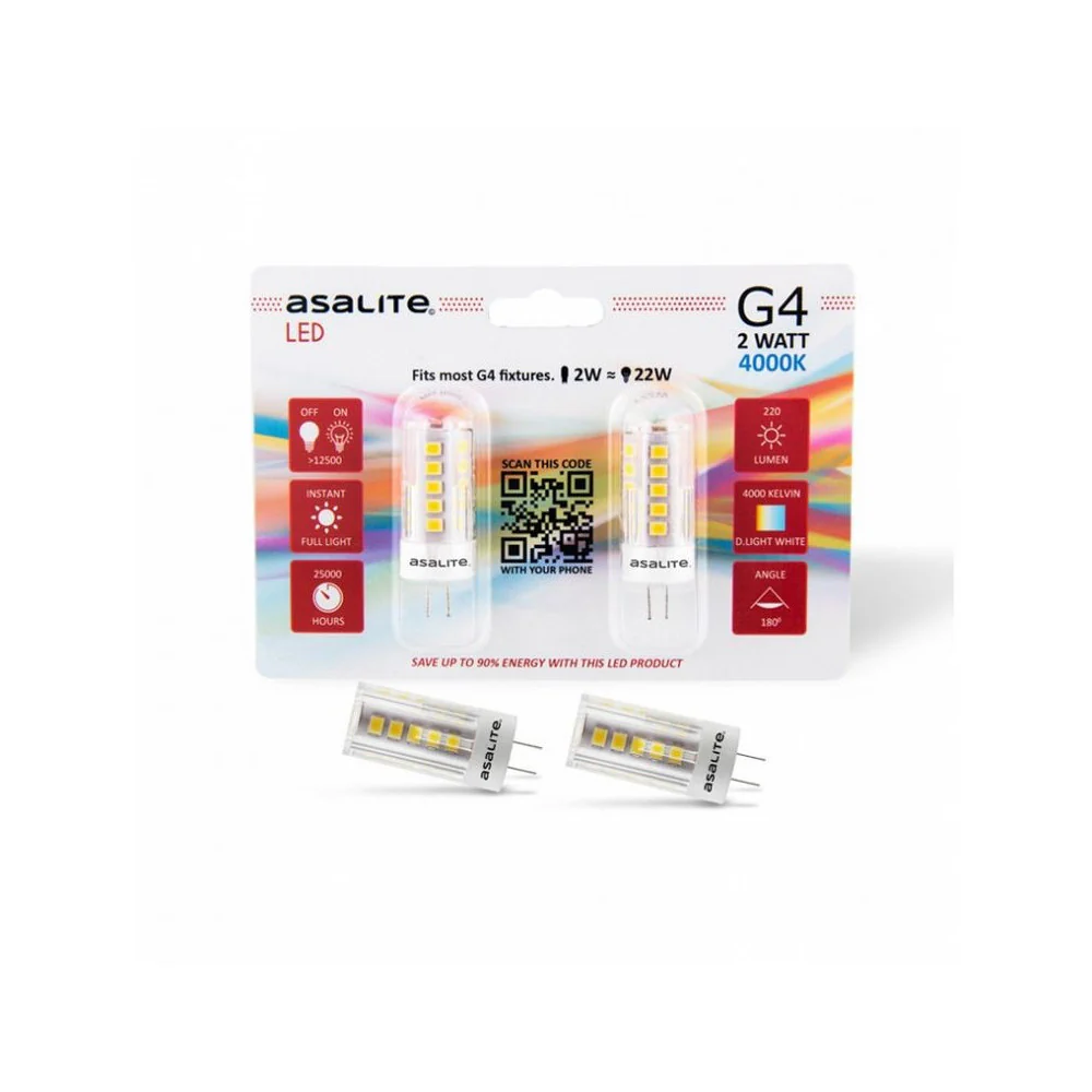 Bombilla LED Asalite G4 2W 220Lm 3000K IP20 [ASAL-0097 - Image 5