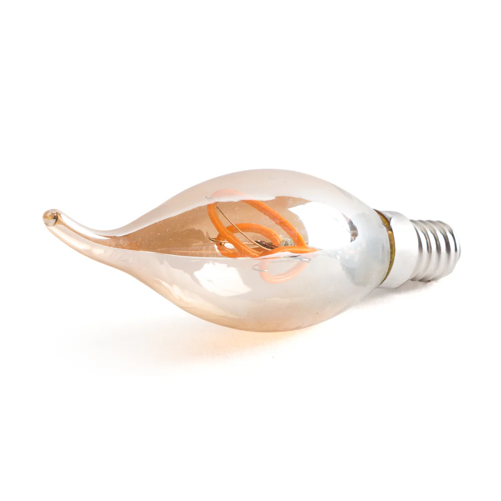 Bombilla LED E14 4W 380Lm 2700K Filamento 40.000H  [WR-C35T-4W-R] - Image 3