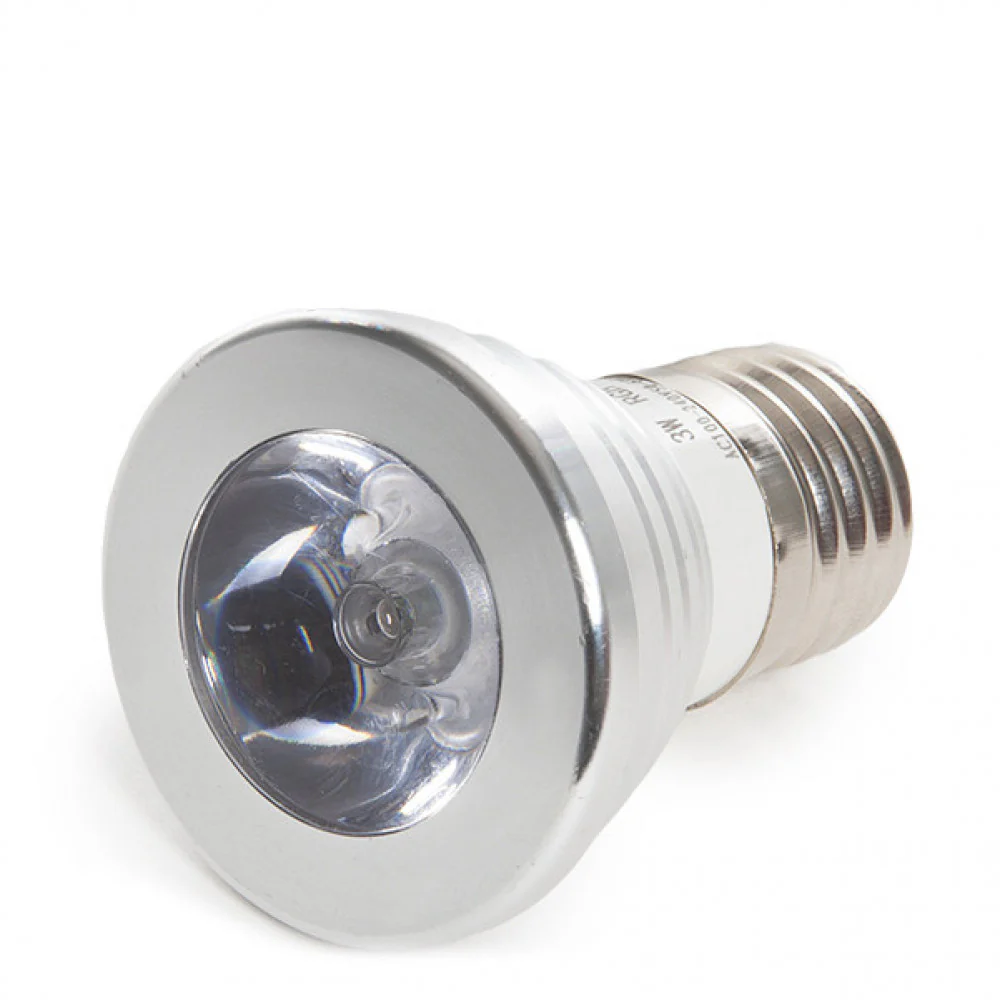 Bombilla LED E27 3W RGB Control Remoto 40.000H  [PL187220-E27] - Image 3