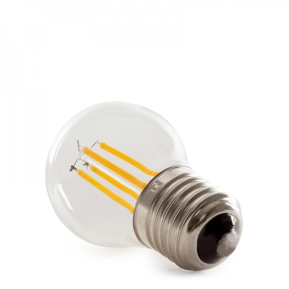 Bombilla LED E27 4W  288Lm 2000ºK Filamento G45 40.000H    [HO-LF-G45-E27-4W-WW] - Image 4