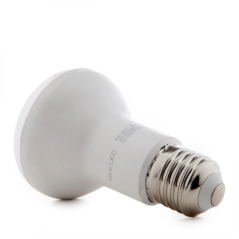 Bombilla LED E27 8W 640Lm 6000ºK R63 40.000H  [CV-R63-E27-8W-CW] - Image 2