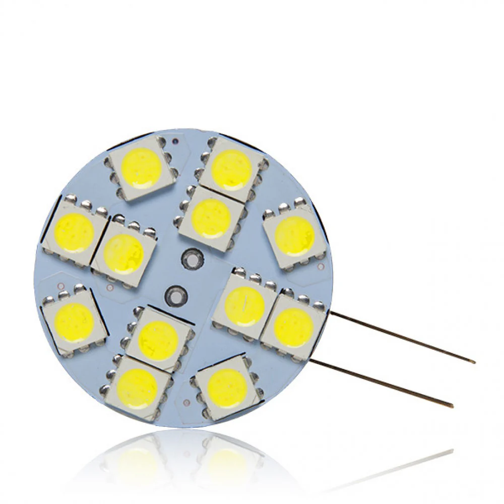 Bombilla LED G4 2.4W 180Lm 6000ºK 40.000H  [KD-G4-12-2,4W-5050SMD-CW] - Image 2