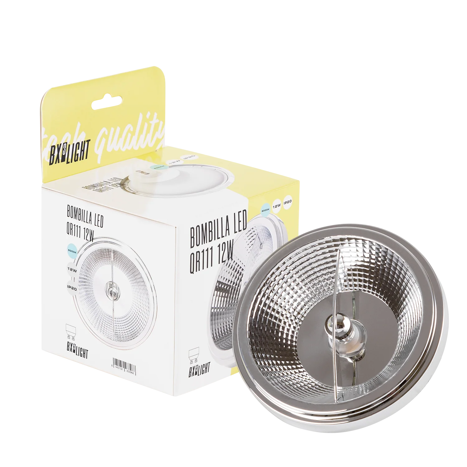 Bombilla LED QR111 12W 1.200Lm 6000ºK GU10 40.000H  [BX3-GU10-12W-CW]