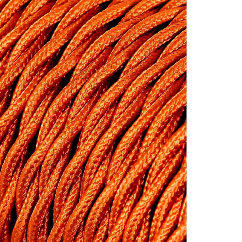 Cable Textíl Trenzado 2x0,75mm 25M C-12 Oro Seda por Metro [E3-11953 - Image 2