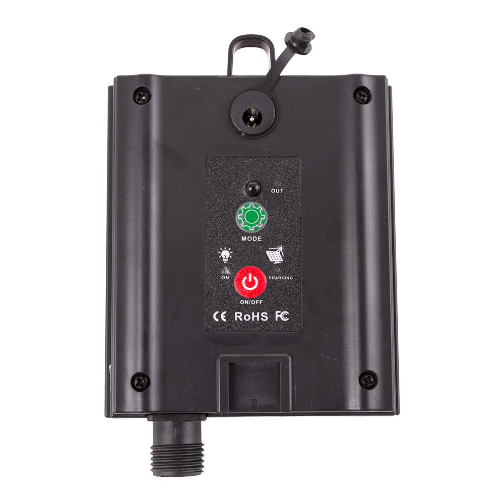 Cadena 25 Bombillas LED G40 2700ºK 9,5M Solar - Panel: 5,5V 1,2W Batería: 3,7V 1200MaH [HO-CAD-25-SOL-WW] - Image 6
