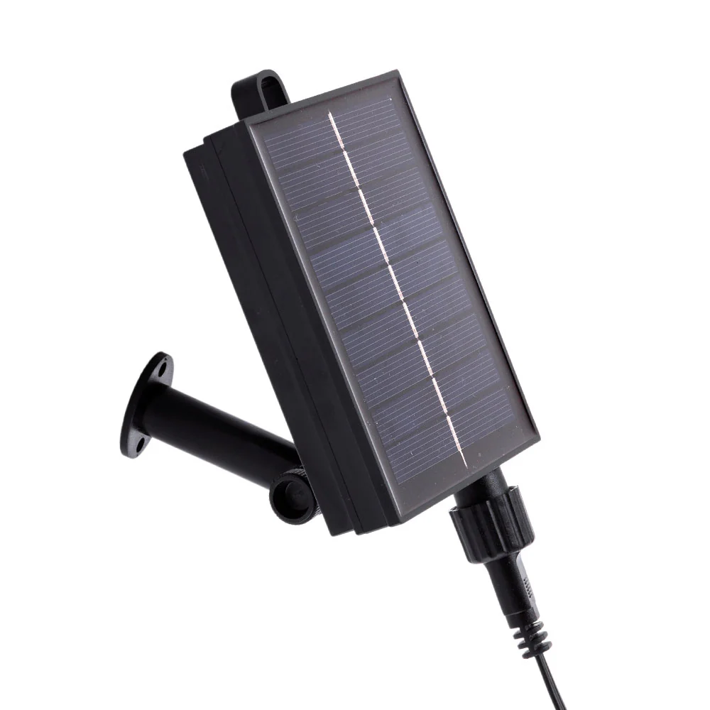 Cadena 25 Bombillas LED G40 2700ºK 9,5M Solar - Panel: 5,5V 1,2W Batería: 3,7V 1200MaH [HO-CAD-25-SOL-WW] - Image 7