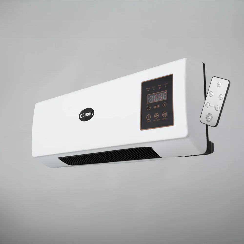 Calefactor PTC + Ventilador 1500W Control Remoto Blanco - Image 4