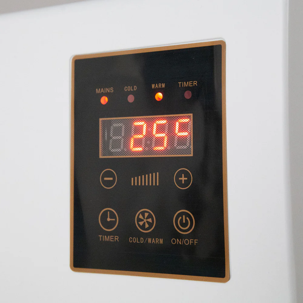 Calefactor PTC + Ventilador 1500W Control Remoto Blanco - Image 5