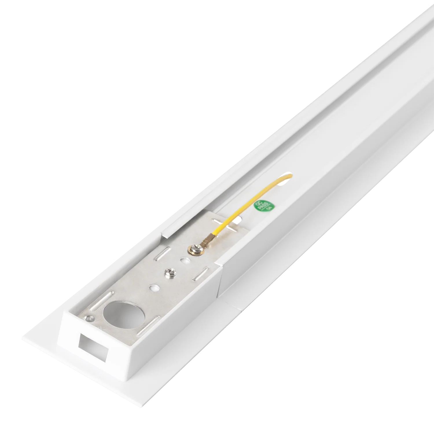 Carril Monofásico Empotrable para Focos LED 2M Blanco [HO-218000CARRIL-2M-EM] - Image 2