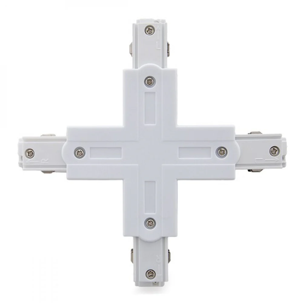 Conector + Carril Trifásico Blanco - Image 3