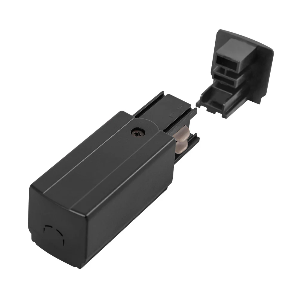Conector Inicial Carril Trifásico Negro - Image 3
