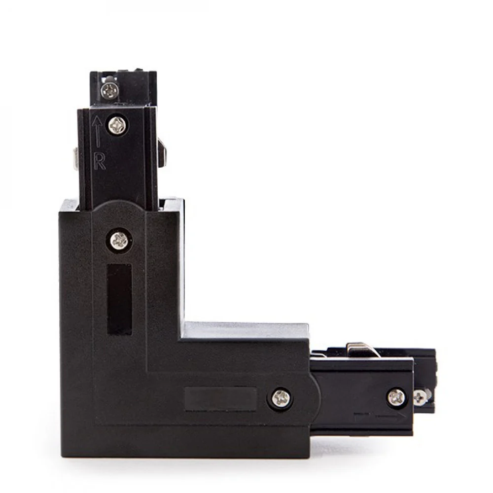 Conector L Carril Trifásico Negro - Image 3