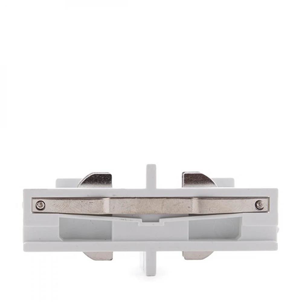 Conector Recto Carril Trifásico Blanco - Image 2