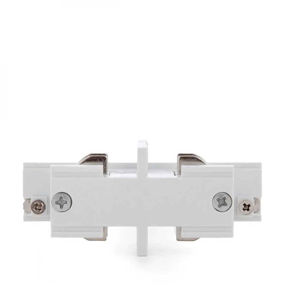 Conector Recto Carril Trifásico Blanco - Image 3