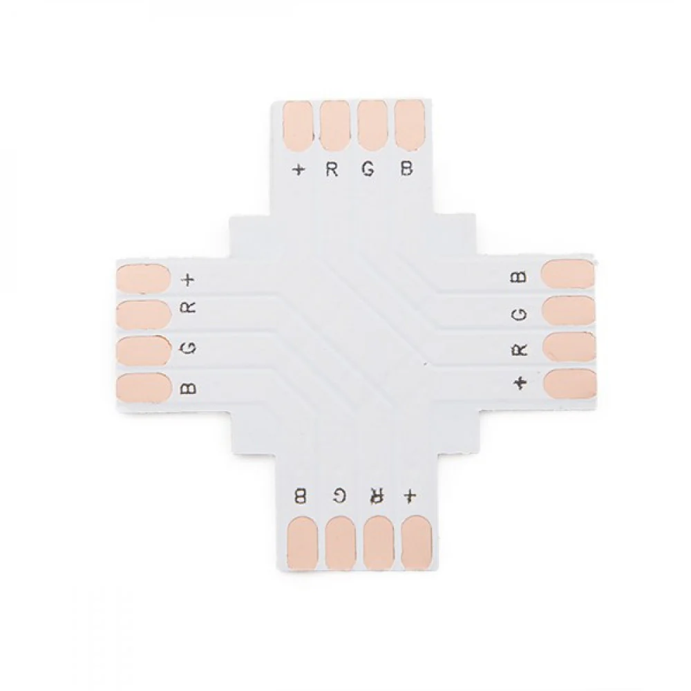 Conector Soldar + Tira LED RGB 10Mm