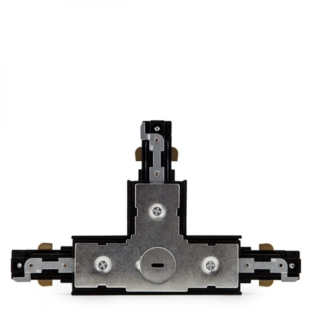Conector T Carril Bifásico Negro - Image 3