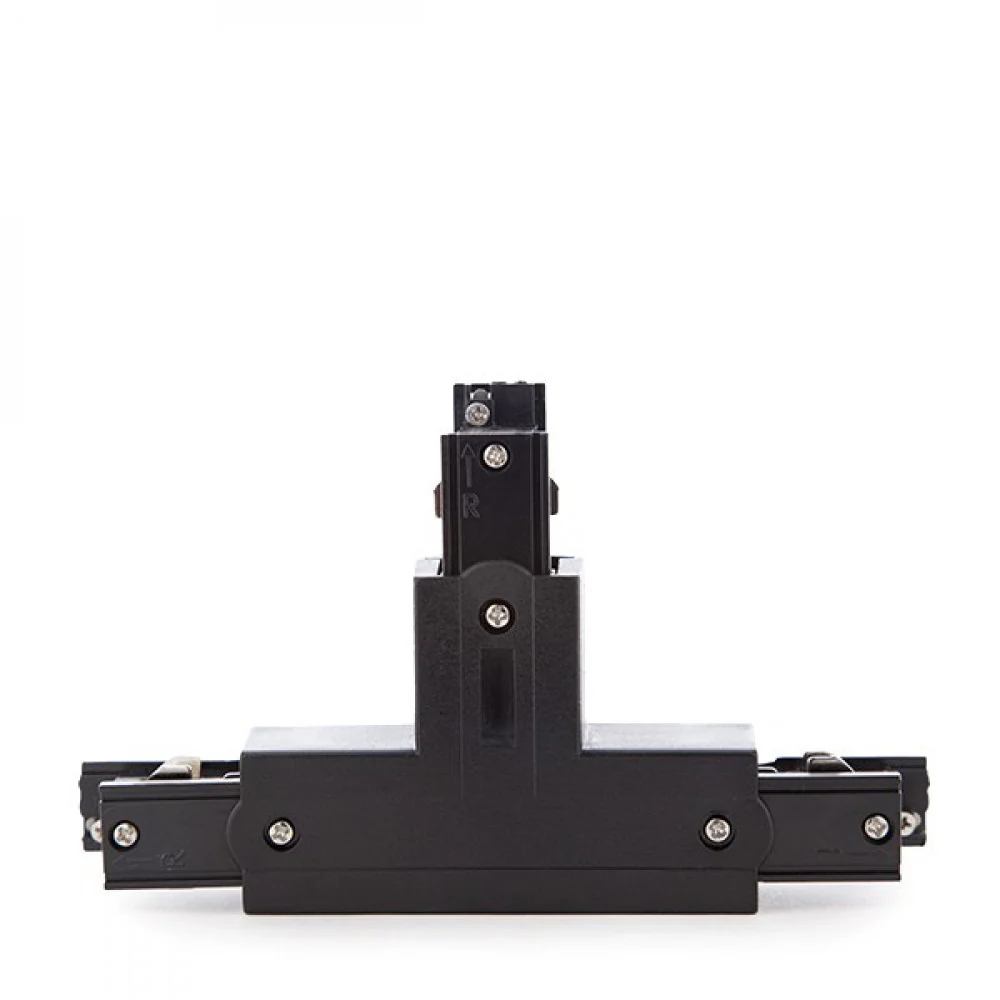 Conector T Carril Trifásico Negro - Image 3