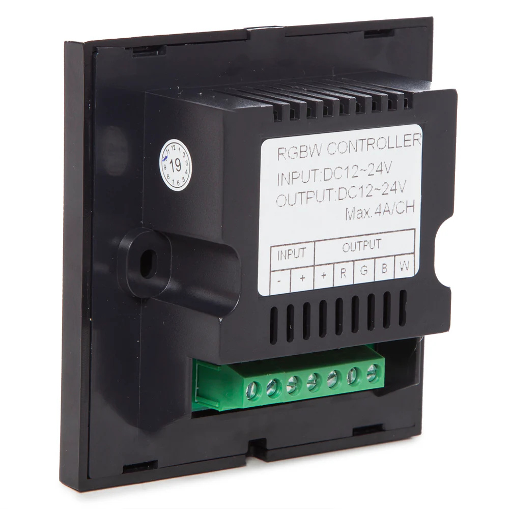 Controlador Empotrable Táctil Tira LED RGBw 12-24VDC ► 192/384W - Image 3