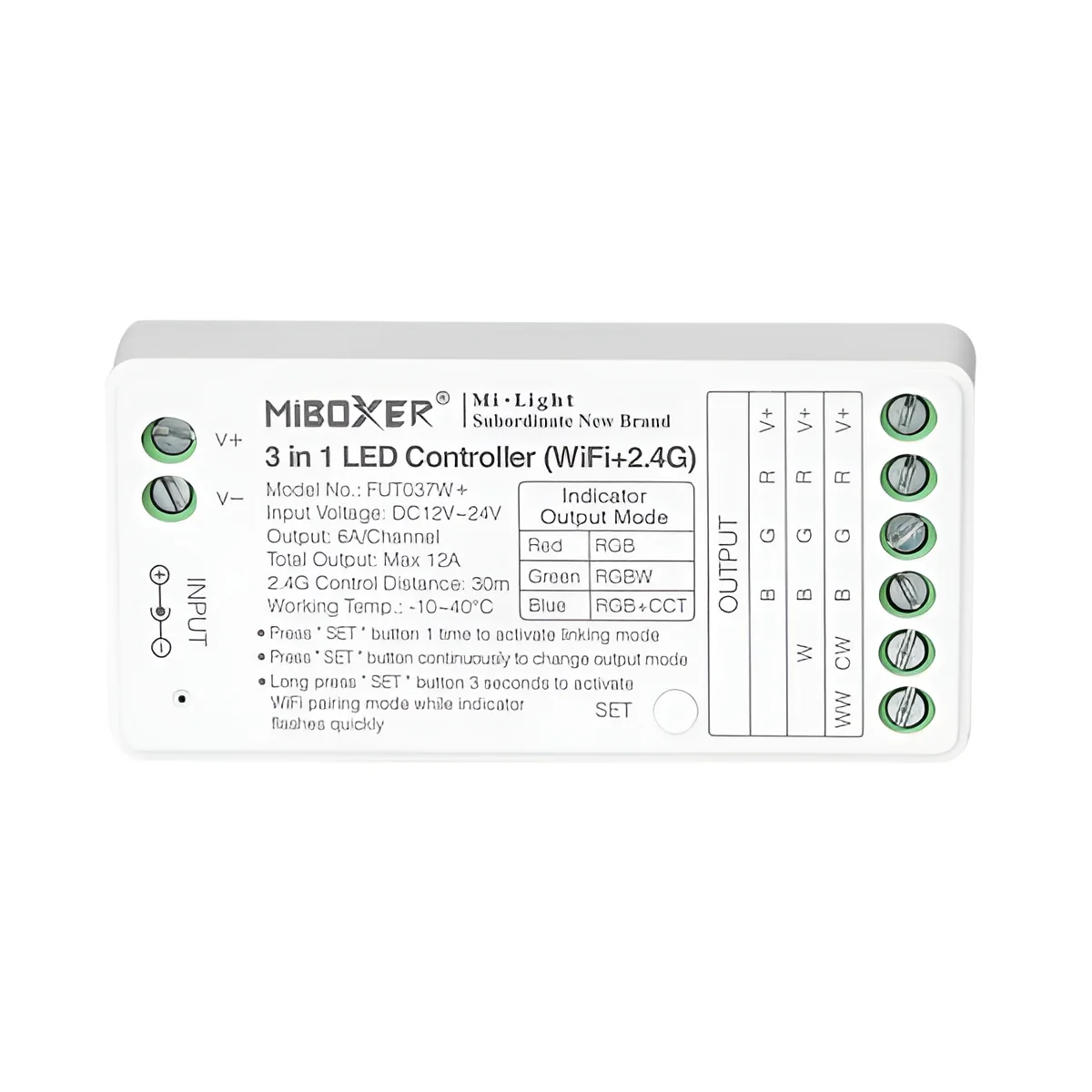 Controlador LED 3 en 1 Wifi/2,4GHz [HLP-FUT037W] - Image 3