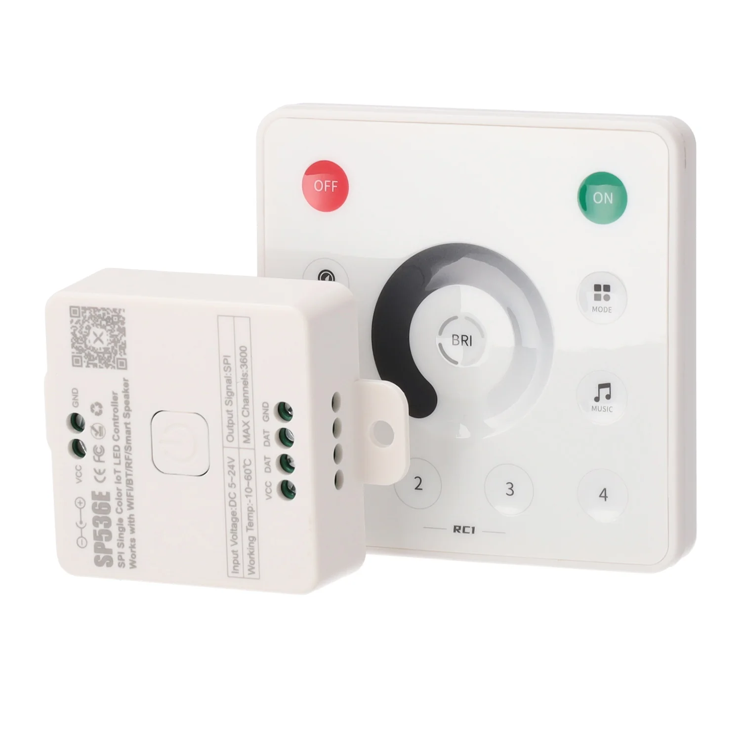 Controlador para Tira LED COB Digital App + Control Remoto