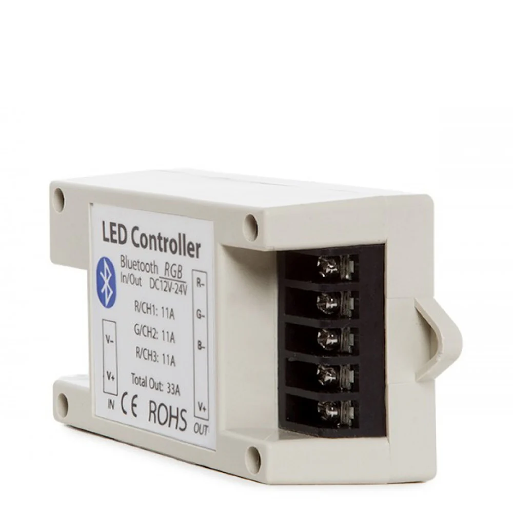 Controlador Tira LED RGB Bluetooth Smartphone 12-24VDC 400-800W - Image 3