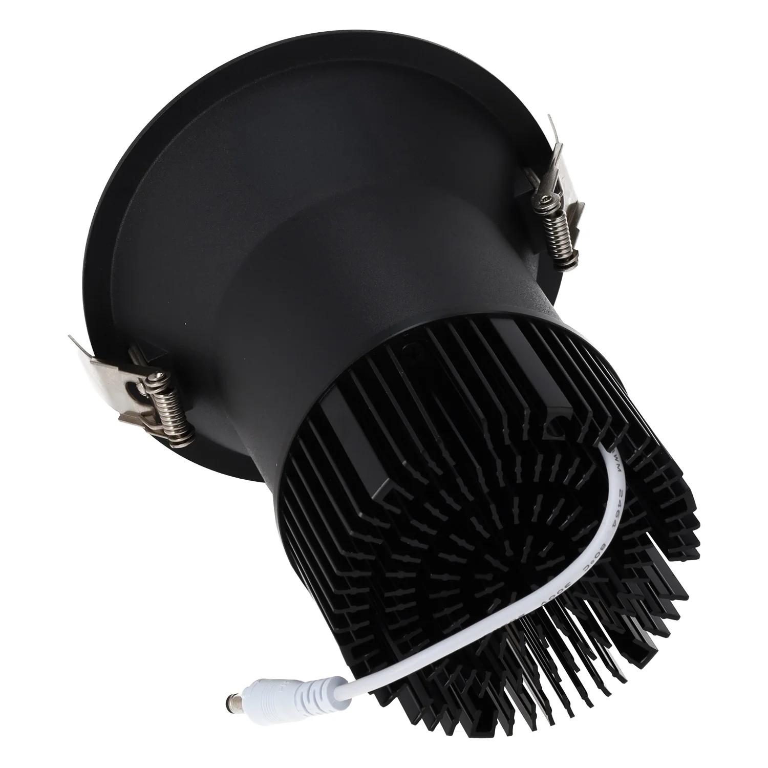 Downlight Empotrable LED 10W 90Lm/W CRI>95 4000ºK Driver Lifud 50.000H  Blanco Natural Negro - Image 3