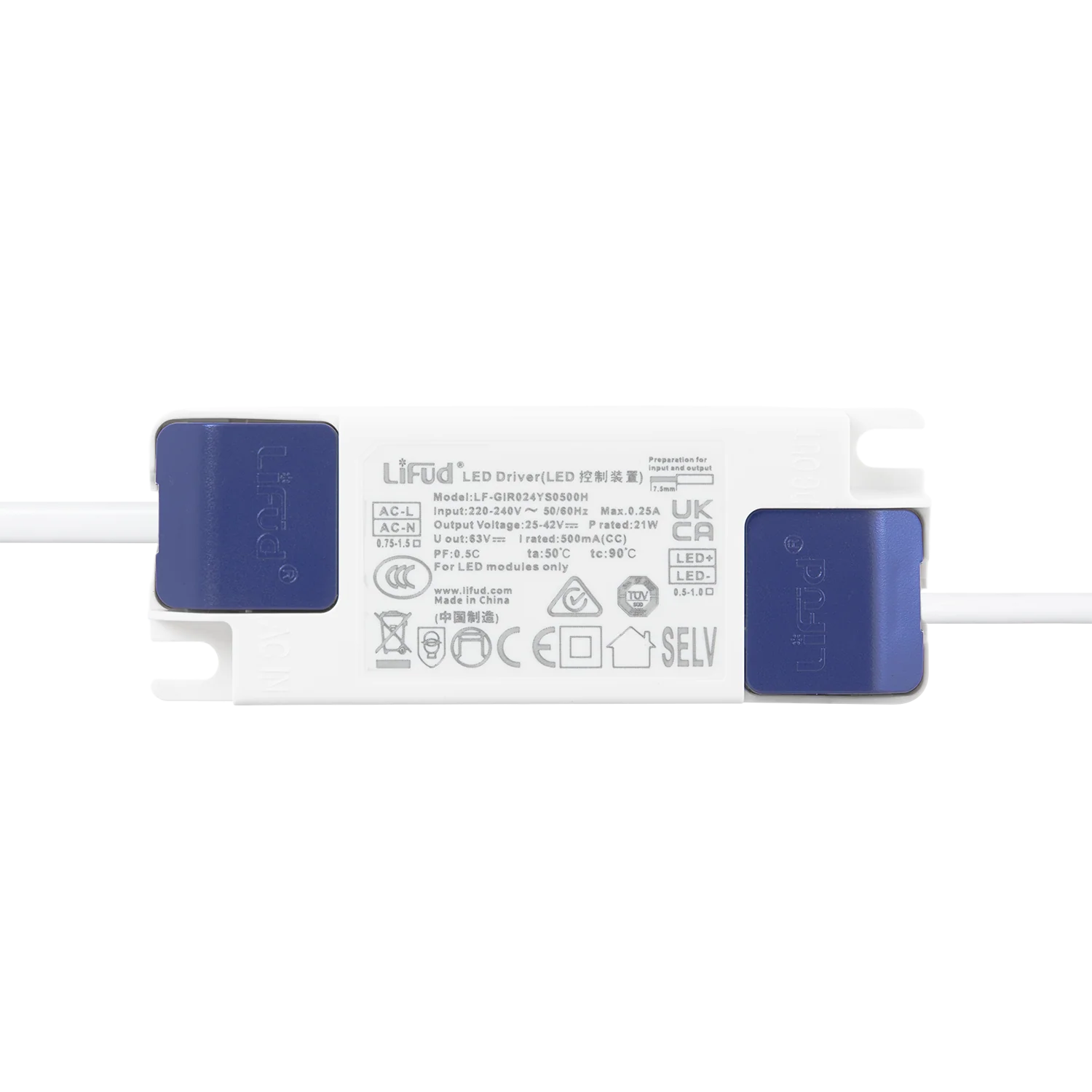 Downlight LED 20W 140Lm/W Driver LIFUD Flicker Free 6000ºK [HO-DL01-LI-20W-CW] - Image 3