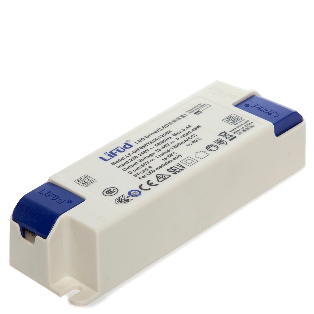 Driver  LIFUD 44-50W Entrada:220-240VAC Salida:30-40VDC Flicker Free