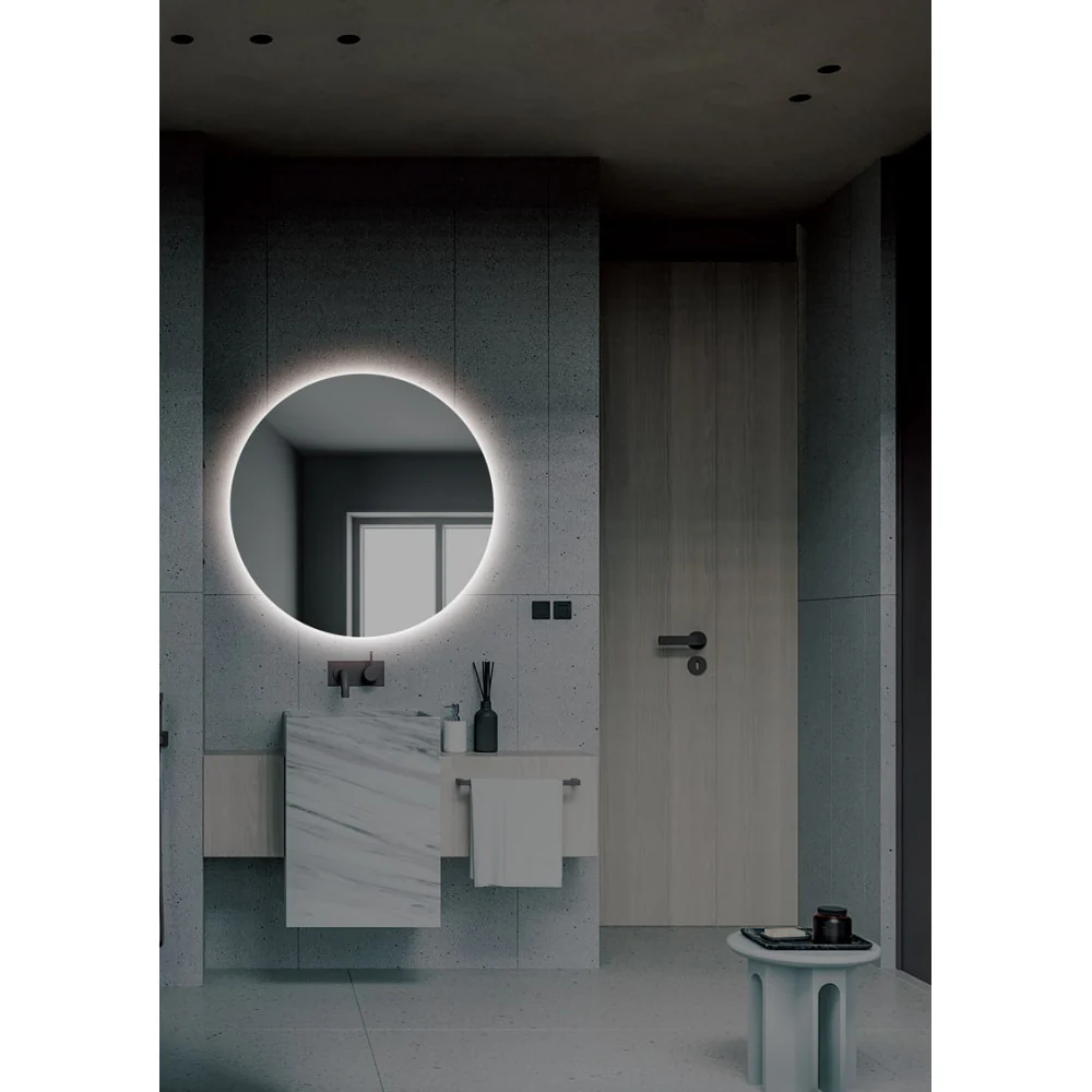Espejo Iluminado Baño "Lisboa" Ø80Cm Blanco Frío Sensor Antivaho/On-Off [LIMEX-LISB002/80 - Image 6